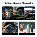 Portable Camping Shower with IPX7 Waterproof Electric Pump