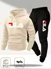 Men's Casual Hoodie and Sweatpants Two Piece Tracksuit Set