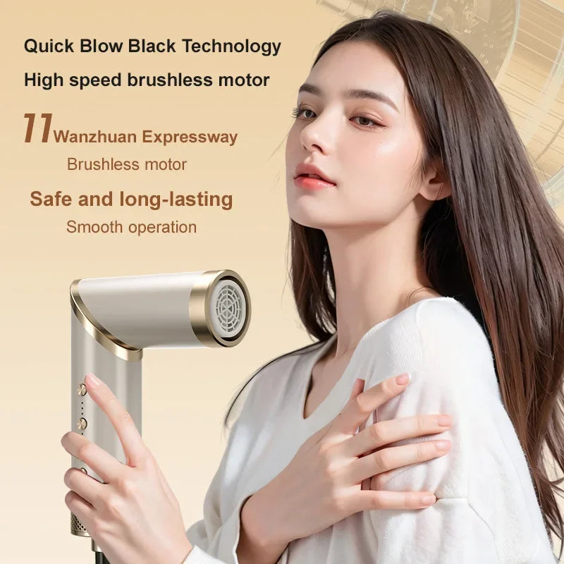 9-in-1 Hair Dryer Hot Comb Curling Iron Straightener Set