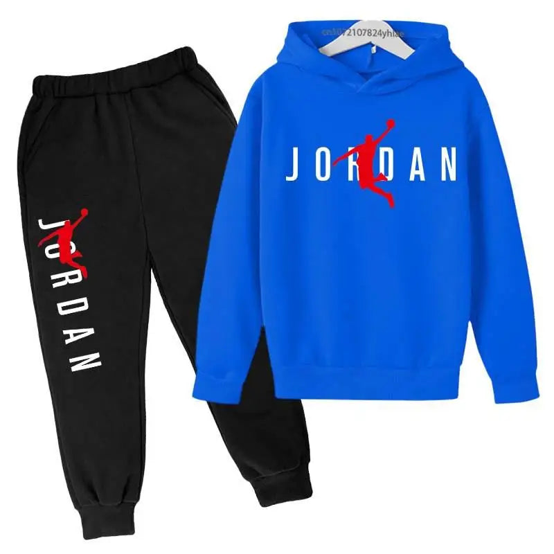 Kids Unisex Hoodie and Pants Tracksuit Set