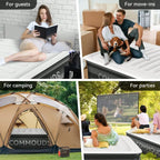 Inflatable Air Mattress and Built-in Pump Airbed