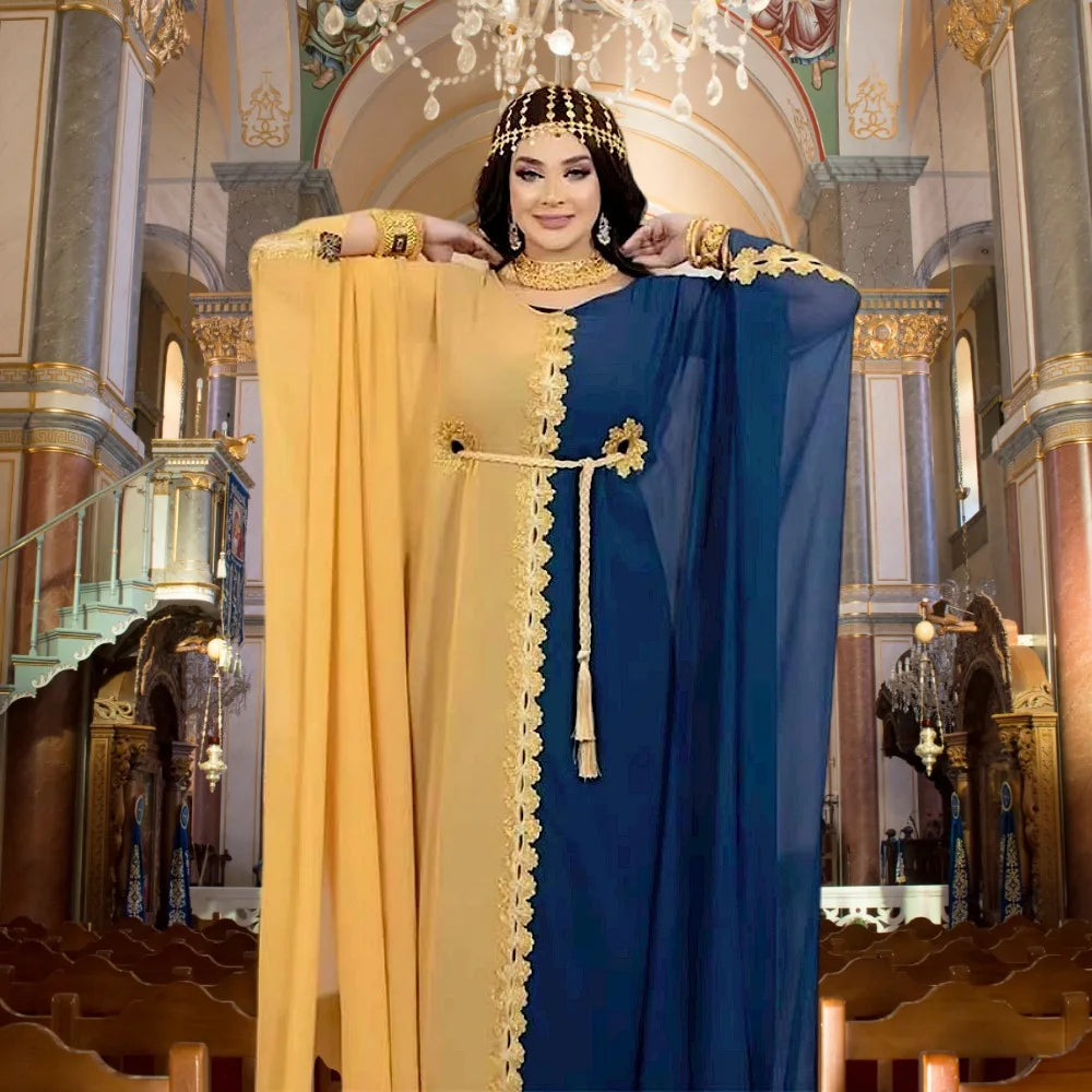 Women's Loose Vintage Mesh Robe Set