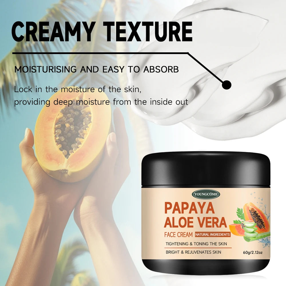 Women's Papaya Aloe Moisturizing Firming Face Cream YH0679