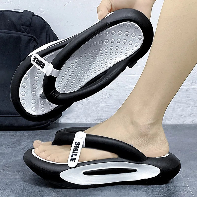 Unisex Platform EVA Slides Non-Slip Indoor Shower Sandals