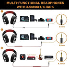 Professional DJ Studio Monitor Over Ear Wired Gaming Headset