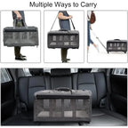 Portable Breathable Detachable Universal Wheel Pet Trolley Bag