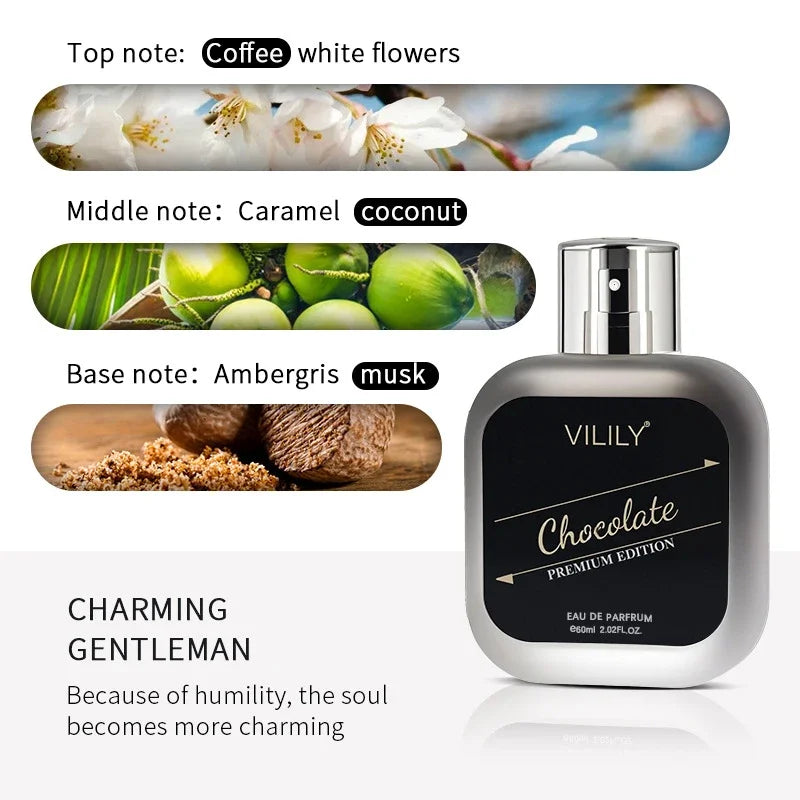 Men's Cappuccino Vanilla Long-Lasting Eau De Parfum 1.7 fl oz