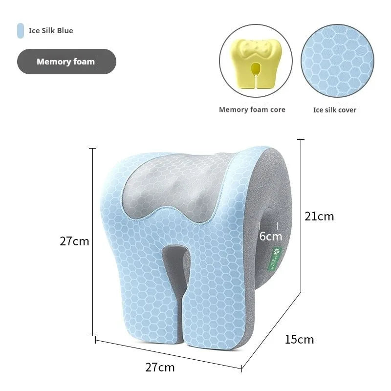 Ergonomic Memory Foam Office Chair Headrest Pillow Neck Support