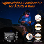 Rechargeable LED Sensor Headlamp with Red Light and USB-C Charging