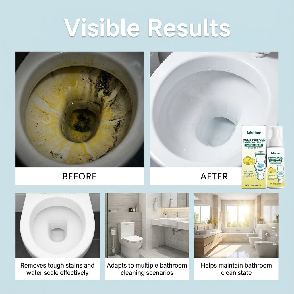 Active Foam Bathroom Cleaner and Toilet Deodorizer Spray