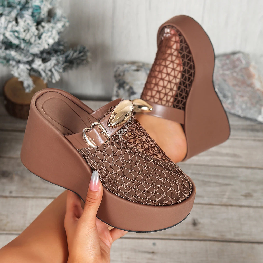 Women's Platform Wedge Sandals Casual Summer Beach Shoes