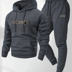 Men's Casual Hoodie and Sweatpants Two Piece Tracksuit Set