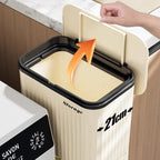Multifunctional Kitchen Trash Can and Recycling Bin with Wheels