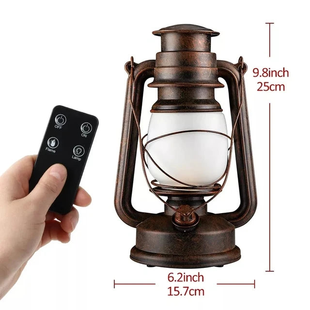 Vintage Camping Lantern and Remote Control Tent Light