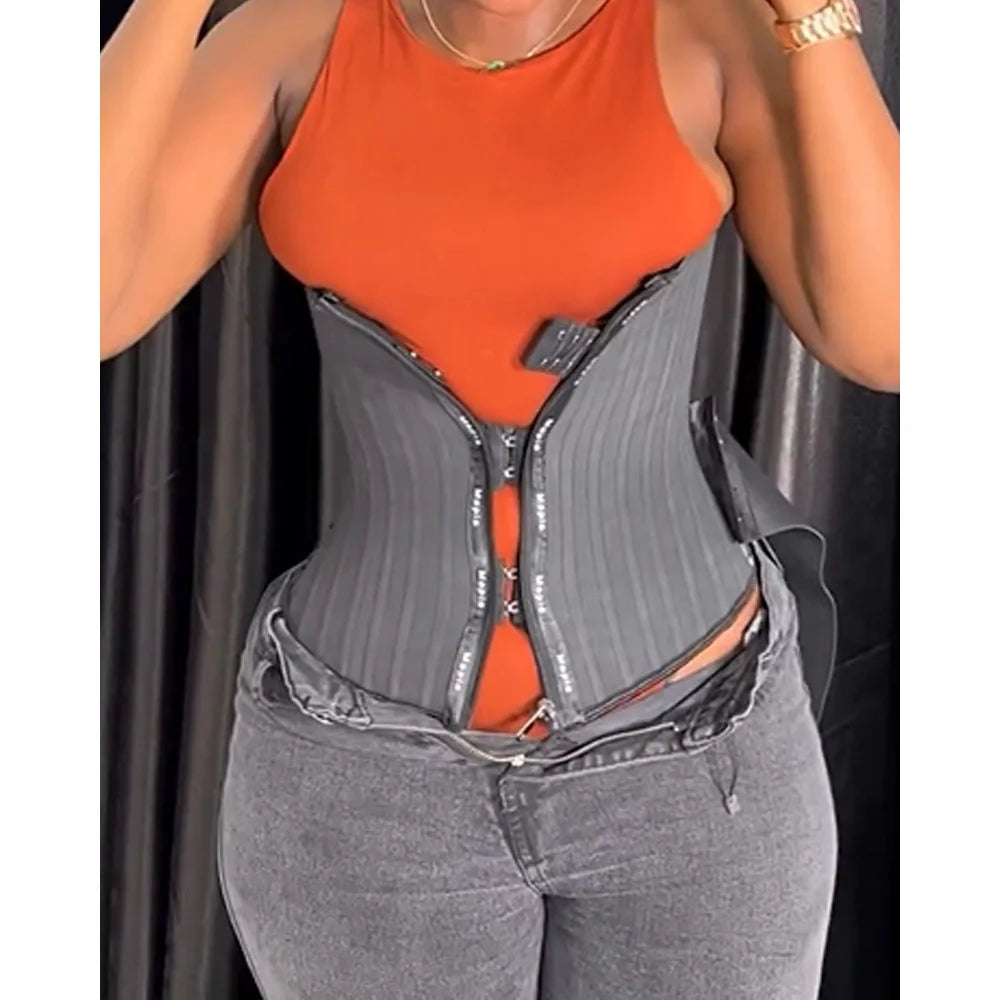 Women's Postpartum Firm Control Waist Trainer Vest Black