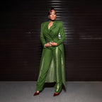 Men's Tailored Two-Piece Blazer and Pants Suit