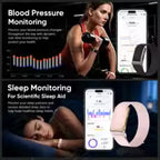 Screenless Fitness Tracker Health Smart Band and ECG Activity Monitor
