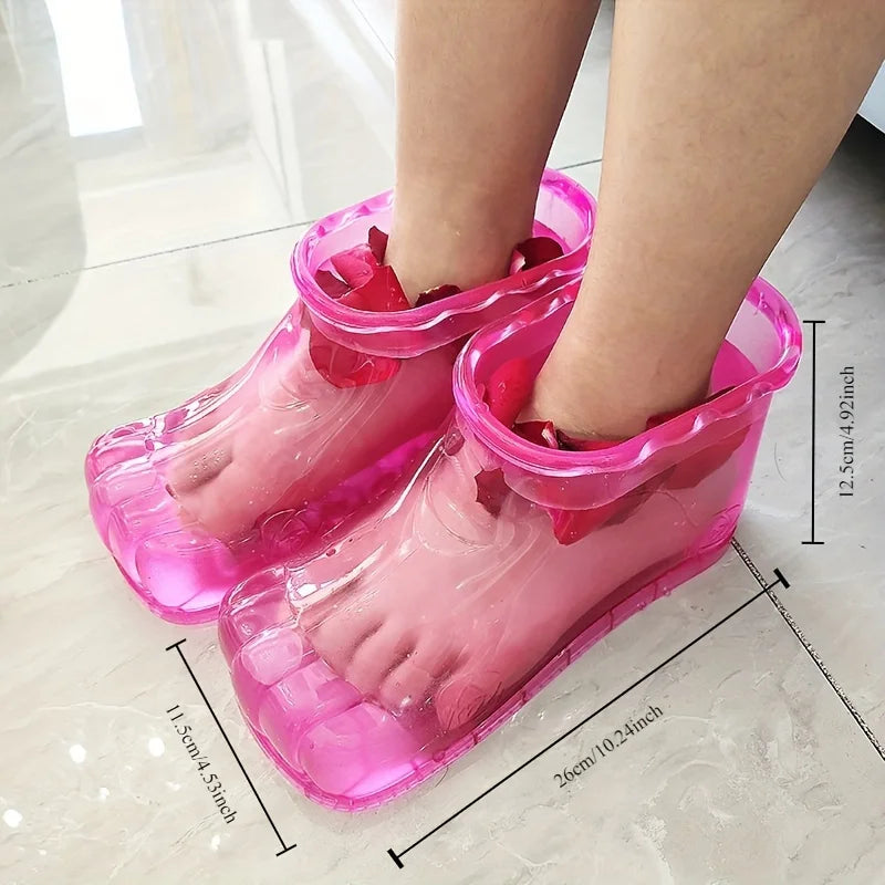 Portable Foot Spa Basin Compact Foldable Plastic Soaking Tub