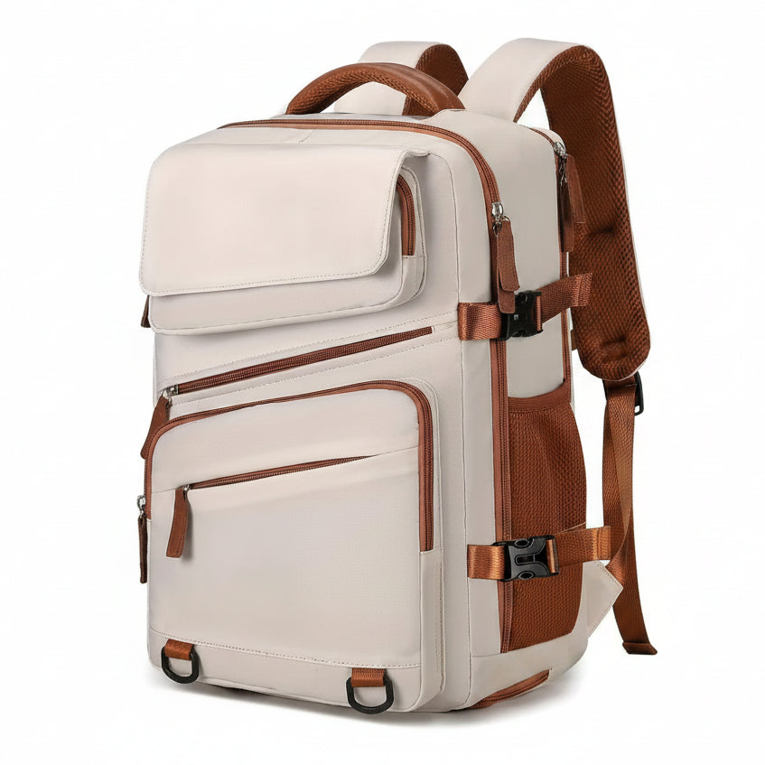 Unisex Casual Nylon Large Capacity Laptop Travel Backpack 2521