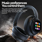 ANC Wireless Bluetooth Over Ear Headphones Touch Screen AI