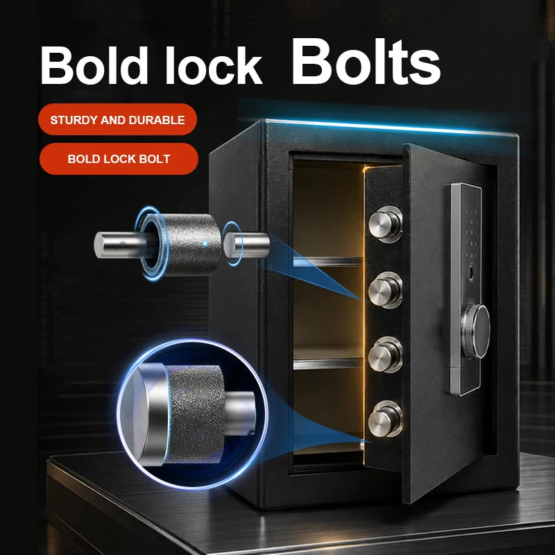 Biometric Fingerprint Safe Box and Solid Steel Security Cabinet