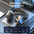 Over-Ear Wired Stereo Bass Gaming Headset with Microphone SY-15
