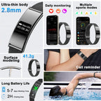 Waterproof Fitness Tracker Smart Band and Health Monitor Smartwatch
