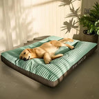 Corduroy Dog Bed Mat Oversized Washable Cushion for Medium and Large Dogs