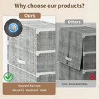 Tier Shoe Storage Cabinet with Dustproof Flip Doors