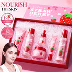 Strawberry and Vitamin C Moisturizing Anti-Wrinkle Skincare Set