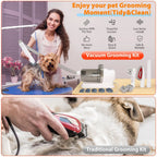Dog Grooming Vacuum Kit with 2.4-Quart Dust Cup