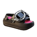 Women's Platform Open Toe Sandals Non-slip Summer Casual Slides