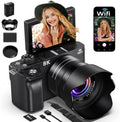 Portable Auto Focus Dual Screen Digital Camera 5K