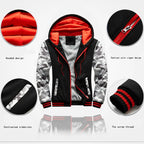 Men's Casual Thicken Thermal Hoodie and Pants Tracksuit Set