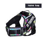 Adjustable Nylon Dog Harness with Neck Guard and Reflective Breathable Mesh Vest
