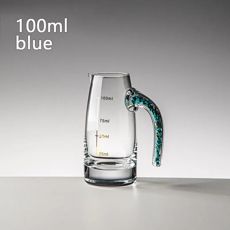 Diamond Crystal Liquor Shot Glasses and Spirit Dispenser Set