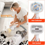 Dog Grooming Vacuum Kit with 2.4-Quart Dust Cup