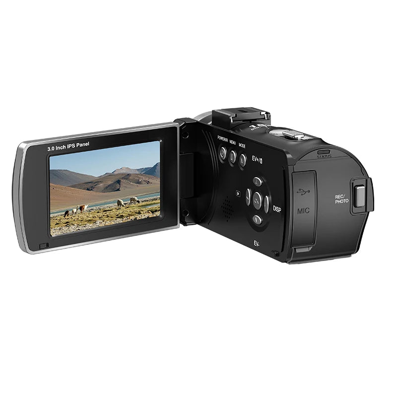 4K Digital Camera and 64MP Vlogging Camcorder