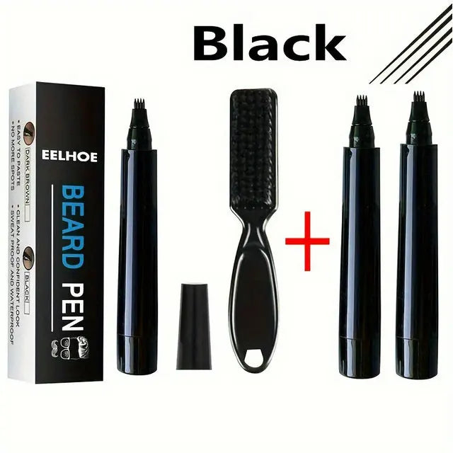 Men's Waterproof Beard Filling Pen Shaping Kit