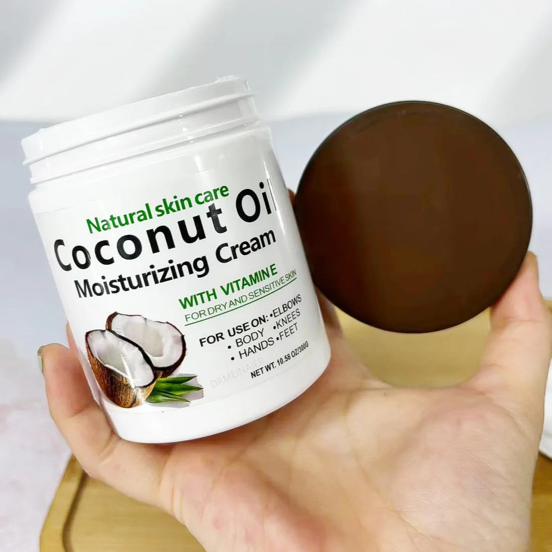 Unisex Organic Coconut Oil Repair & Hydrating Moisturizing Cream 10.6 oz