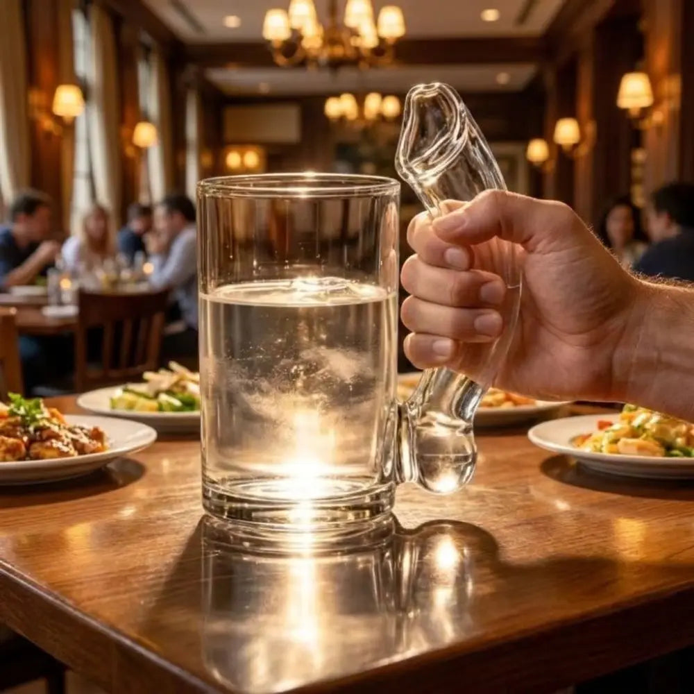 Novelty D-Cup Shaped Glass and Thick Cocktail Beverage Mug