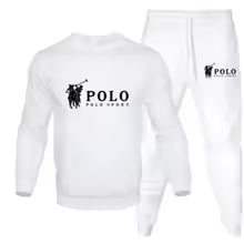 Men's Casual Crewneck Sweatshirt and Jogger Pants Tracksuit Set