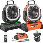 20000mAh Portable Camping Fan and Rechargeable Tent Light