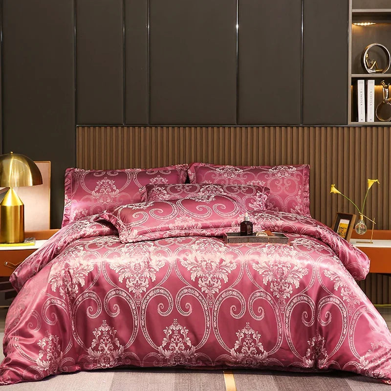 European Luxury Soft Duvet Cover and Bedroom Bedding Set