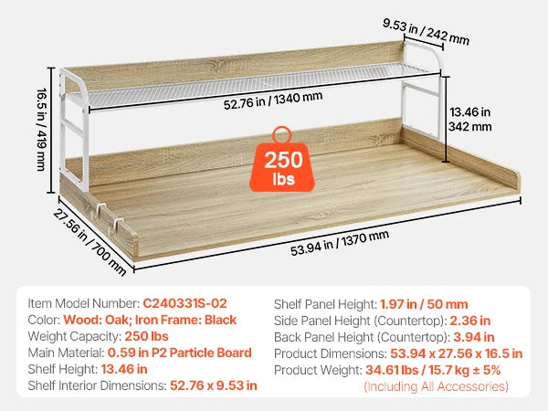 Multi-Tier Laundry Washer and Dryer Storage Rack Organizer