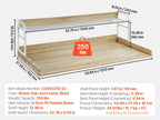 Multi-Tier Laundry Washer and Dryer Storage Rack Organizer
