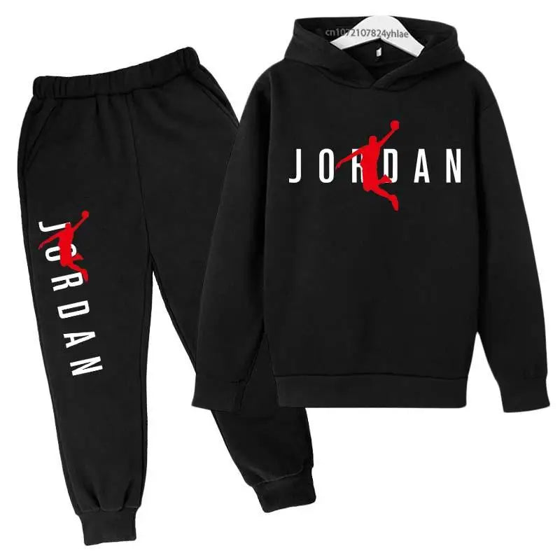 Kids Unisex Hoodie and Pants Tracksuit Set