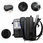 Men's Fashion Oxford Large Capacity 17 Inch Laptop Travel Backpack