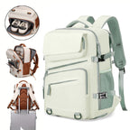 Unisex Casual Nylon Large Capacity Laptop Travel Backpack 2521