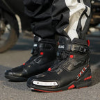 Men's Fashion Leather Breathable Anti-Slip Motorcycle Ankle Boots